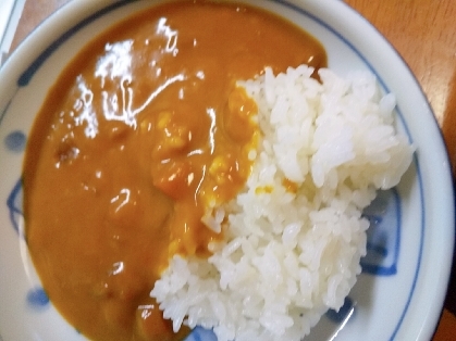 合い挽きミンチとじゃがいものカレーライス(^^)