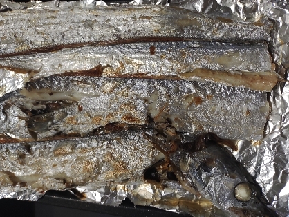 シンプル　太刀魚の塩焼き