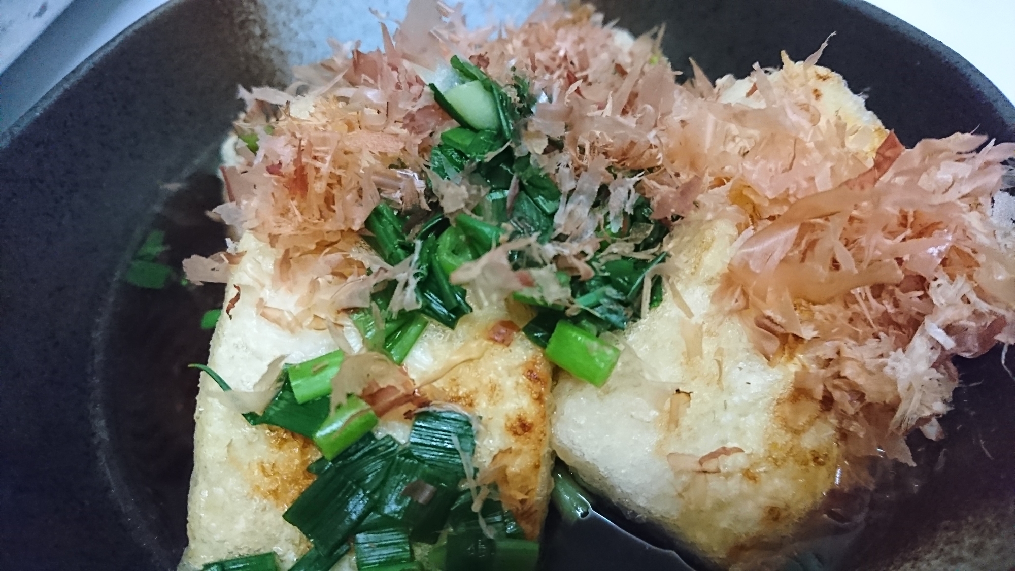 揚げない☆フライパンで揚げ出し豆腐