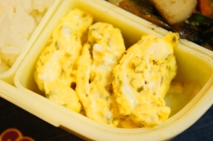 世紀末弁当救世主伝説その１１７、青海苔チーズ卵焼き