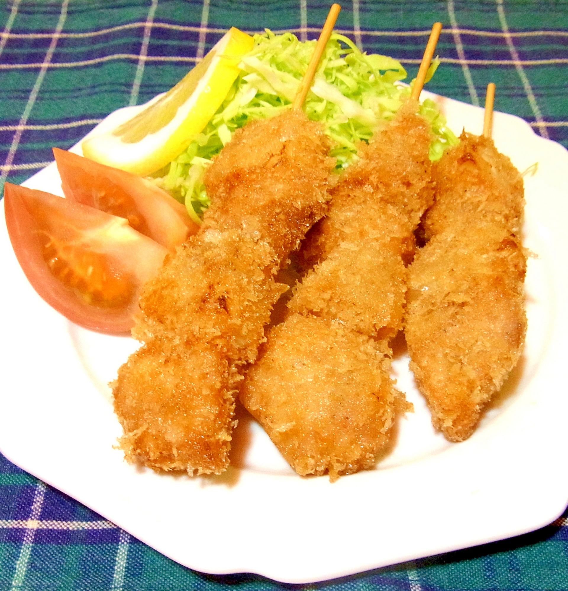 豚肉と玉ねぎの串かつ レシピ 作り方 By メリッコ 楽天レシピ