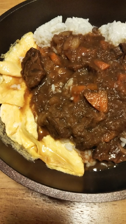 残り物のビーフシチューで作りました。素敵なレシピをありがとうございます。美味しかったです。