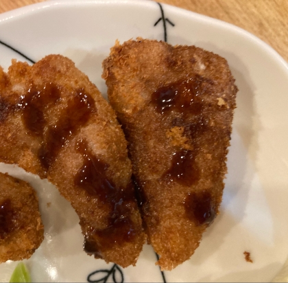 うちのおかず　鯛のフライ　カレー味