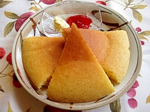 イーストで簡単、ふっくらパンケーキ