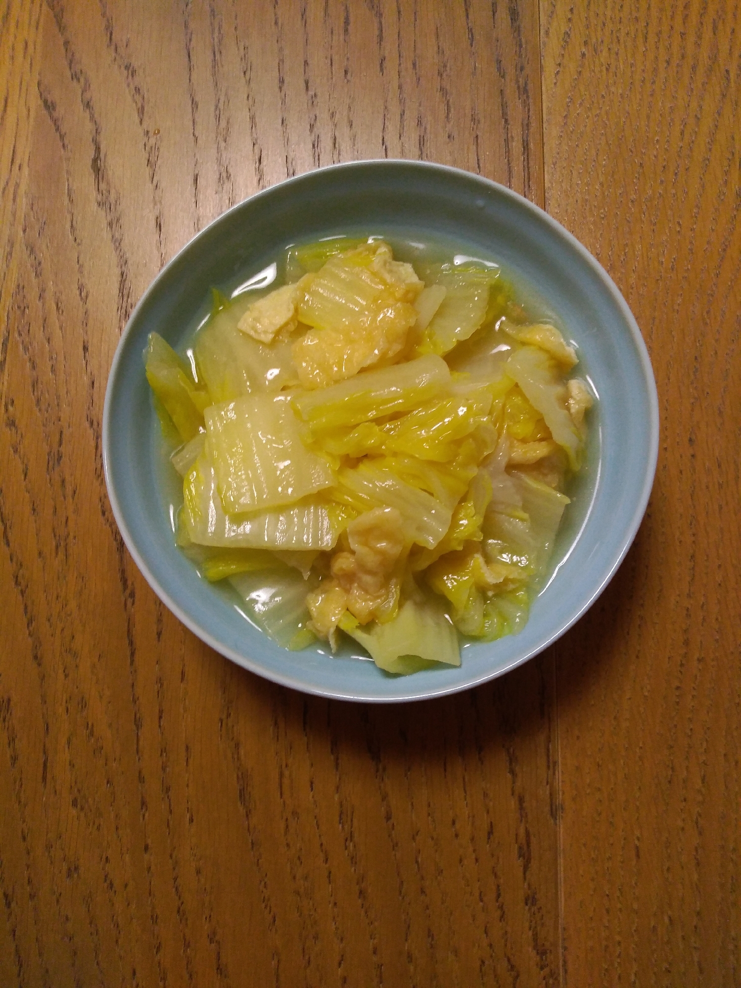 白菜と油揚げの白だしあんかけ