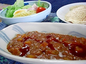 「お母さん、今日のカレーおいしいね！」夏野菜カレー