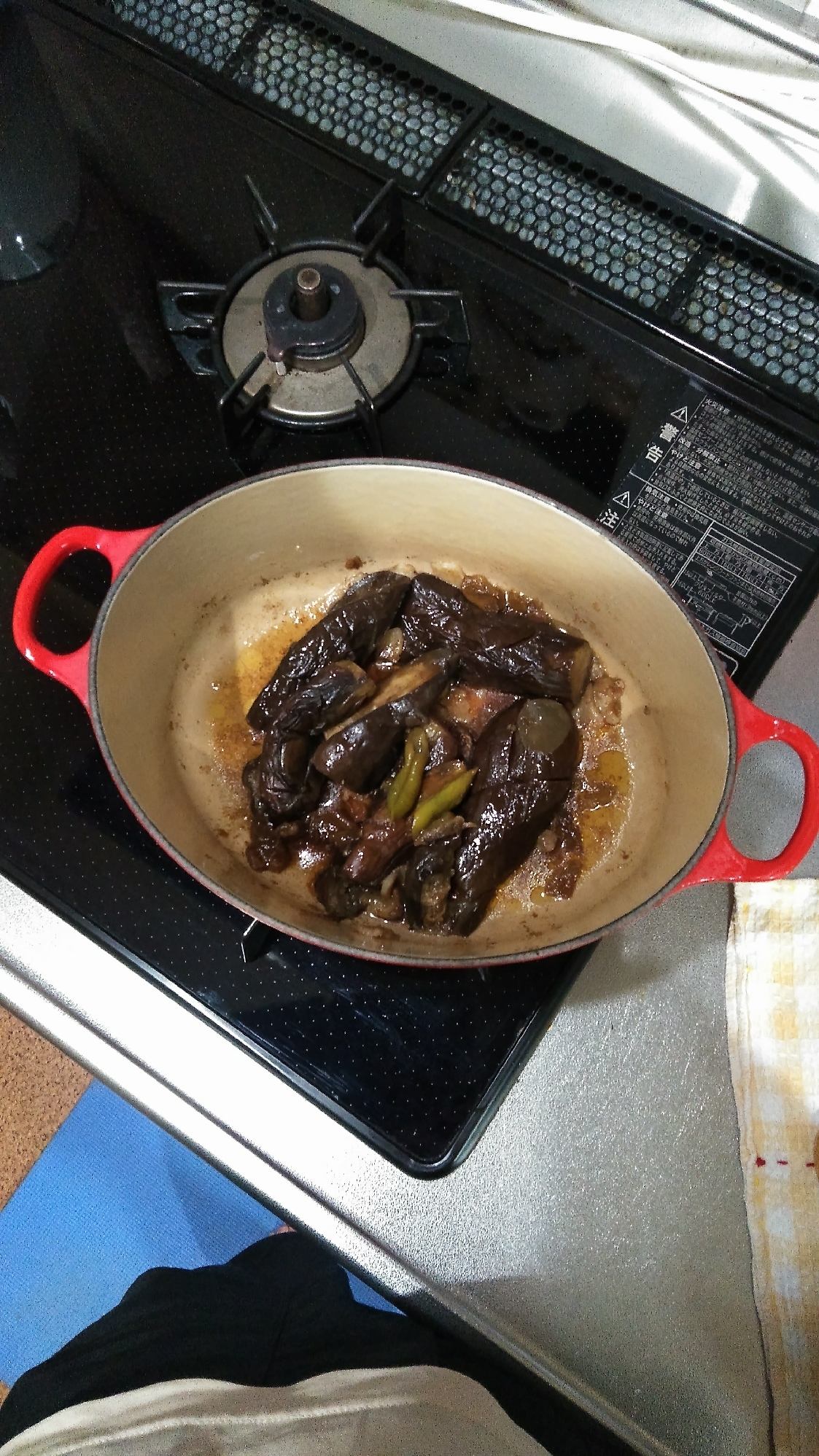 ホーロー鍋で作る野菜のおかず