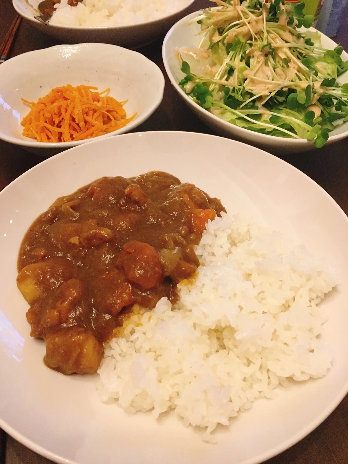 カレー麹のキーマカレー