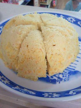 レンジでふわふわ蒸しケーキ レシピ 作り方 By にこにこママ１１ 楽天レシピ