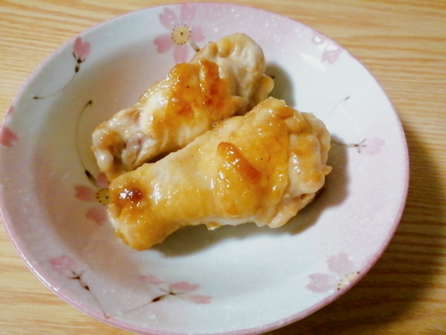 鶏手羽元のマーマレード焼き