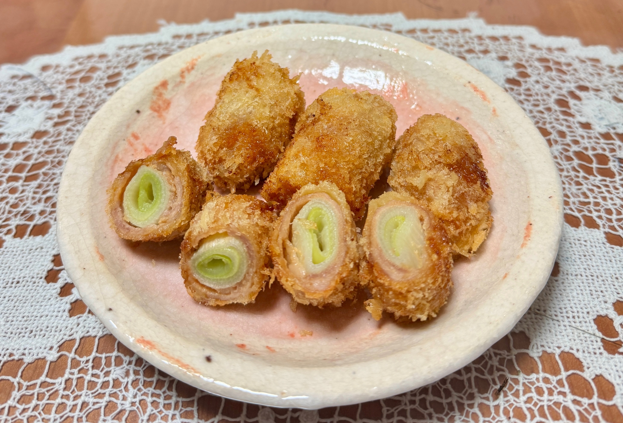 中トロッ!外サクサク!長ネギと田楽味噌の豚☆肉巻き