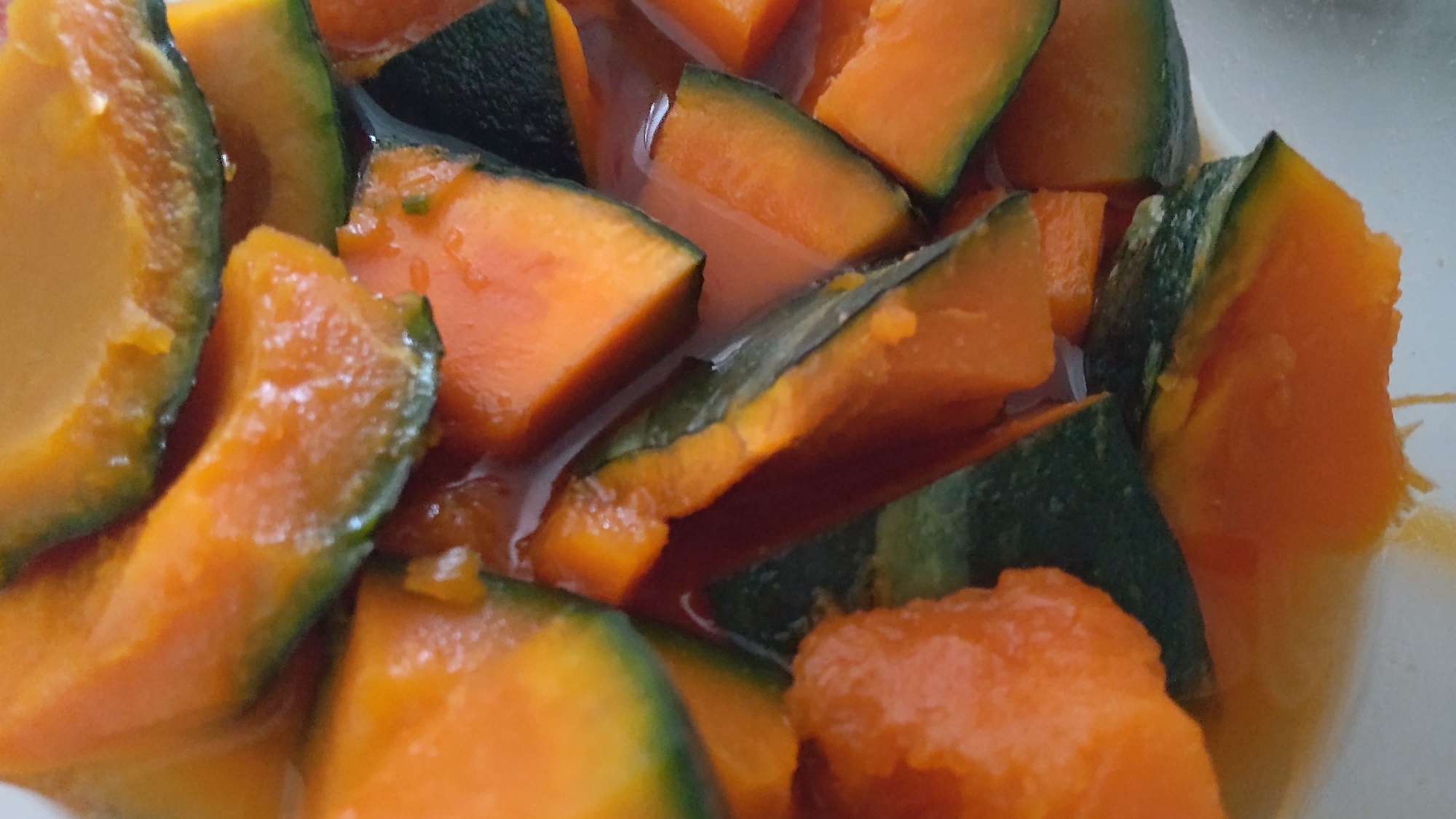 電子レンジで簡単 かぼちゃの甘煮