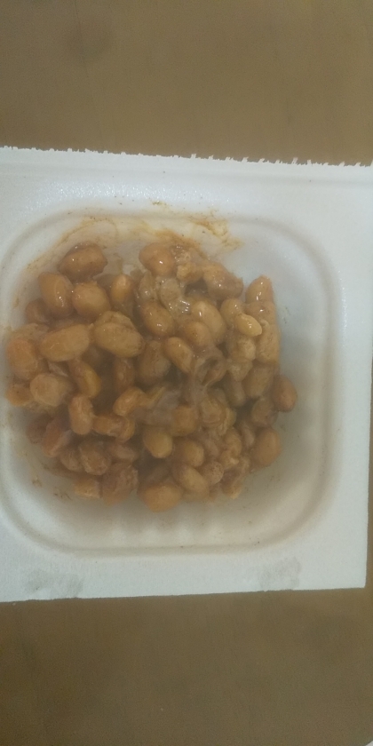 簡単！！✨マルちゃん焼きそばの粉末ソース味 納豆✨