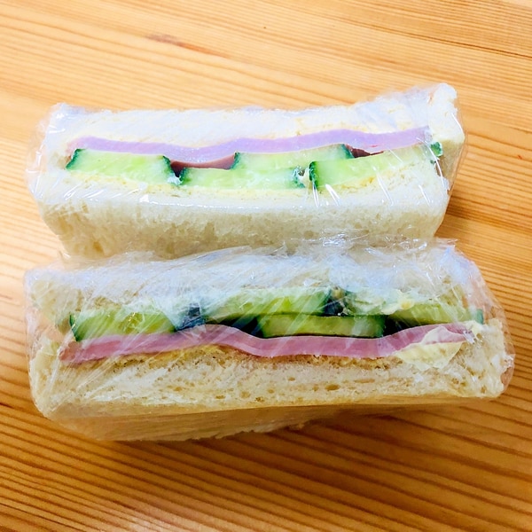 お弁当に ハムきゅうりサンド レシピ 作り方 By きのこのみみ 楽天レシピ お弁当に ハムきゅうりサンド レシピ 作り方 By きのこのみみ 楽天レシピ