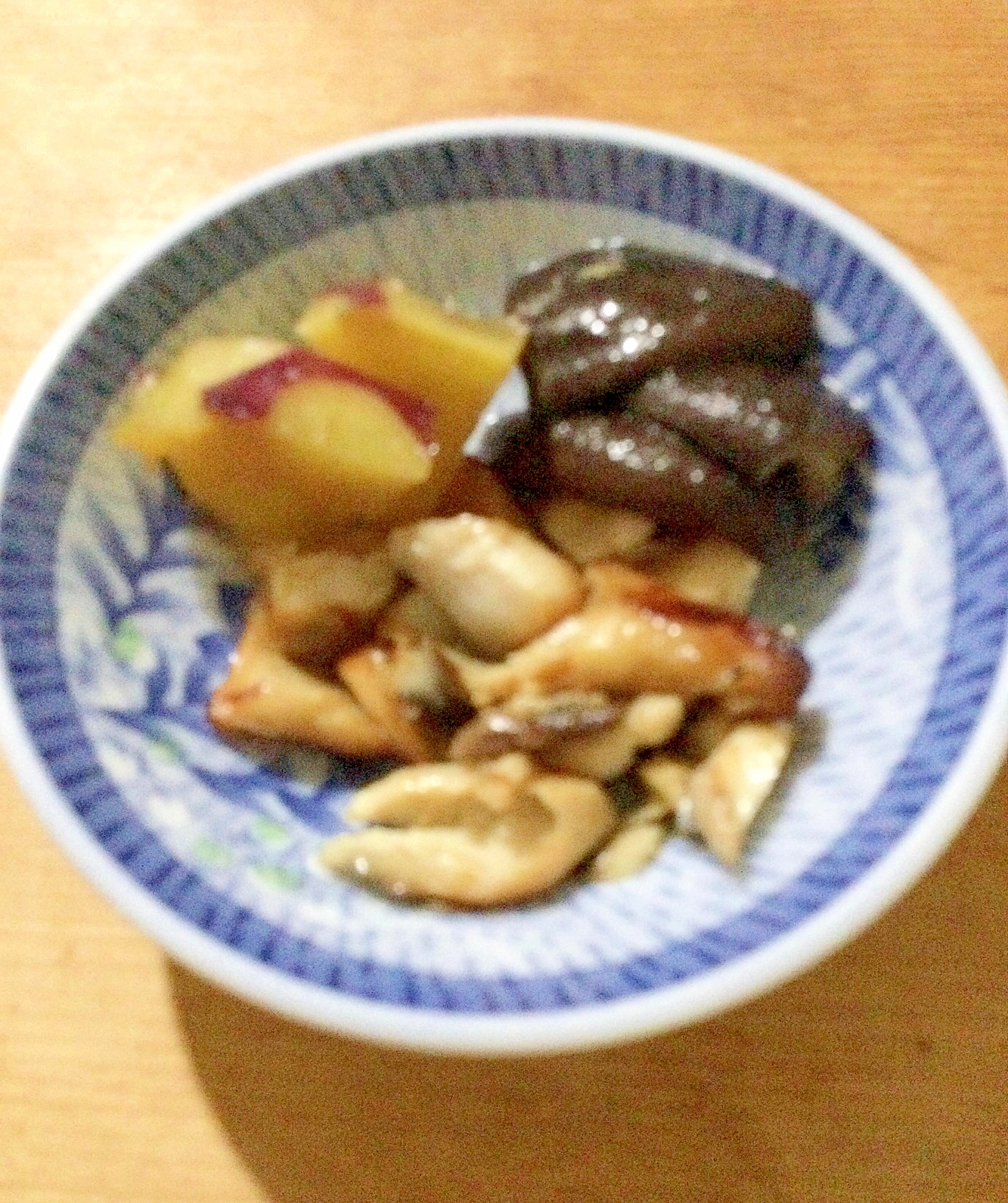 鯖とさつま芋椎茸の煮物♪