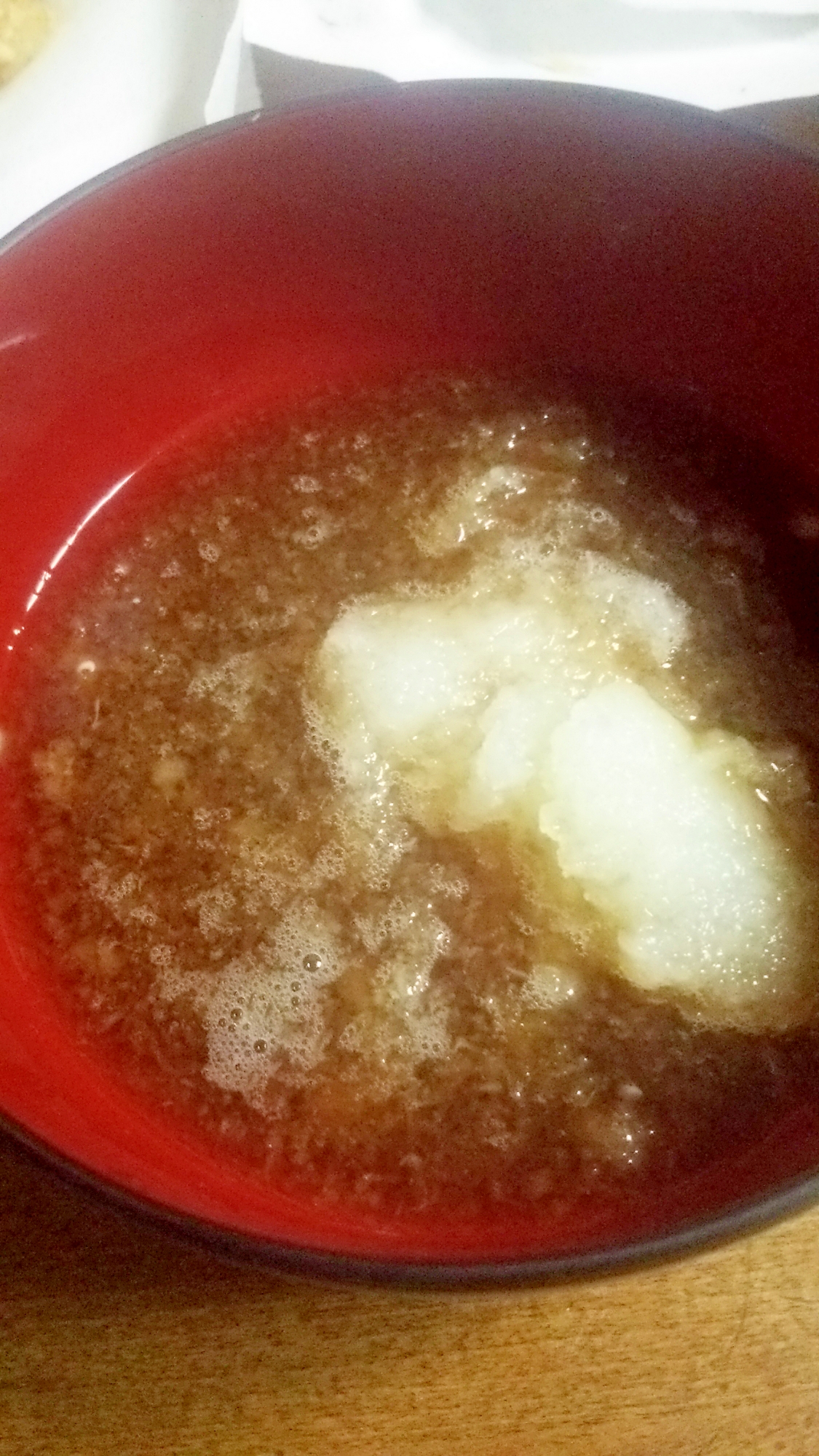 醤油とみりんとアマニオイルの柚大根下ろし入りつゆ
