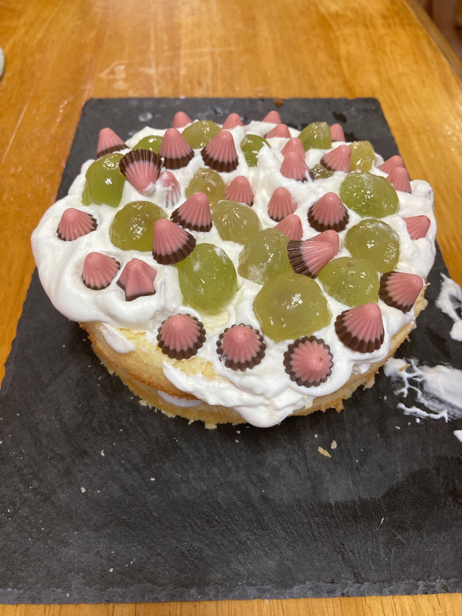 アポロとブドウとパインのケーキ レシピ 作り方 By 7gika1 楽天レシピ