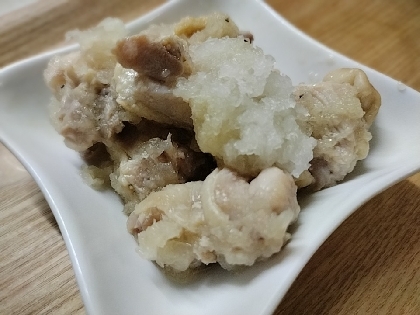 ノンオイル♪鶏もも肉のみぞれ煮