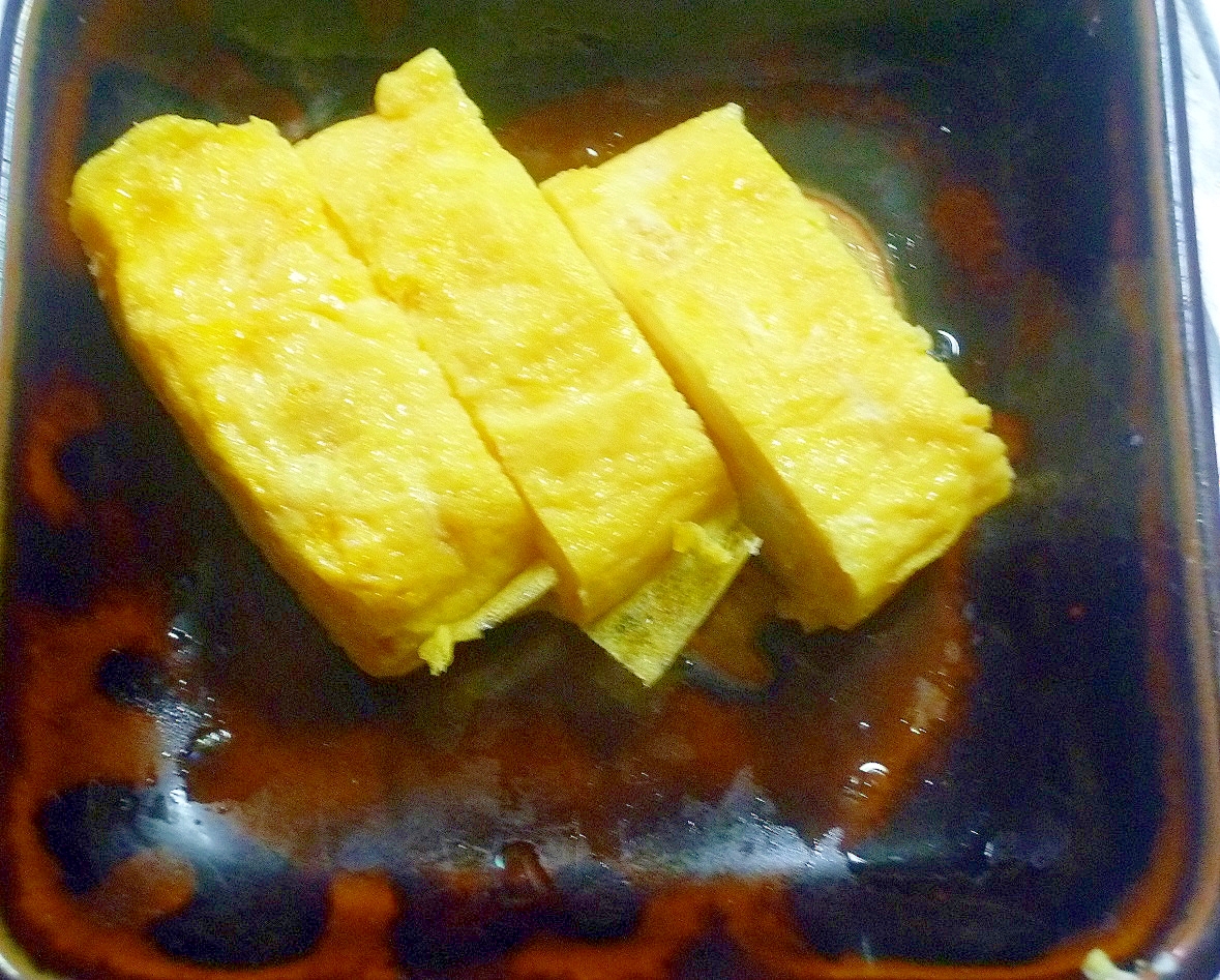 コンソメで 卵焼き