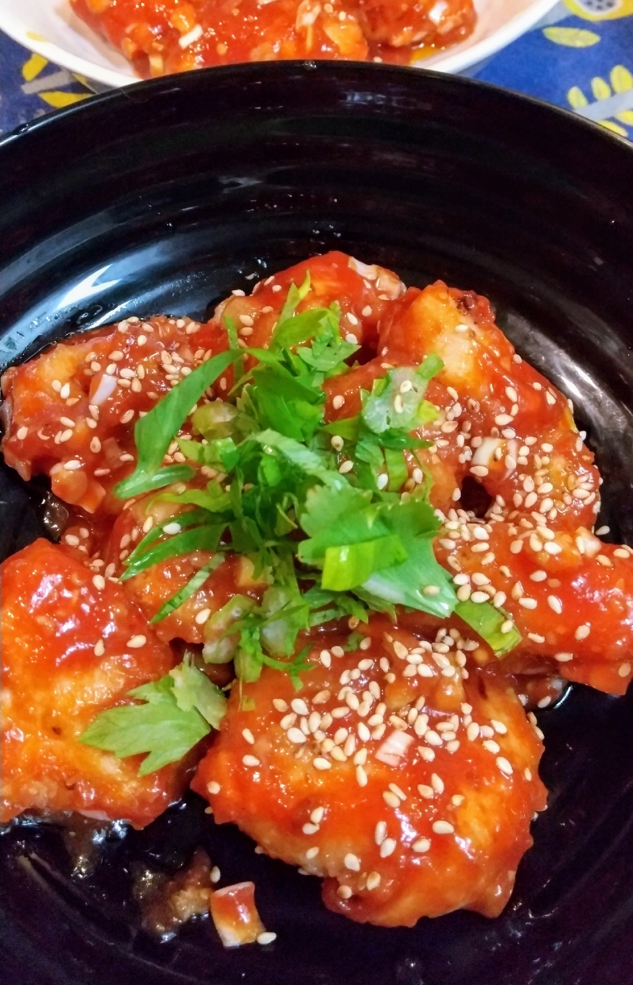 セロリ香るケチャップチキン(*^^*)