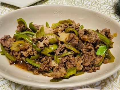 ＊お弁当おかず＊牛肉＆ピーマンの焼き肉のたれ炒め