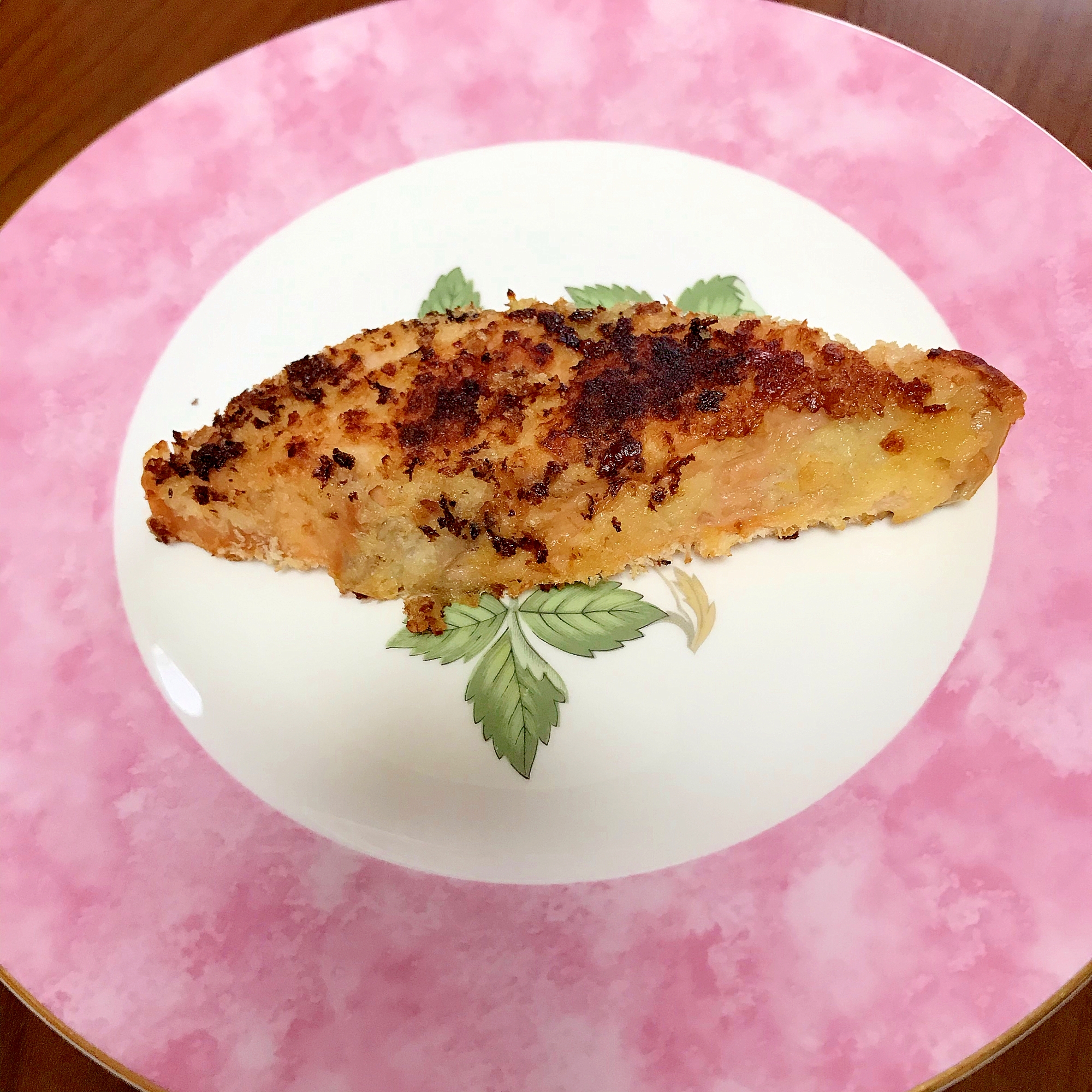 塩鮭のマヨネーズパン粉焼き