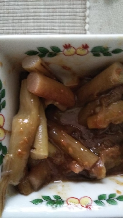ずいきの酢味噌和え