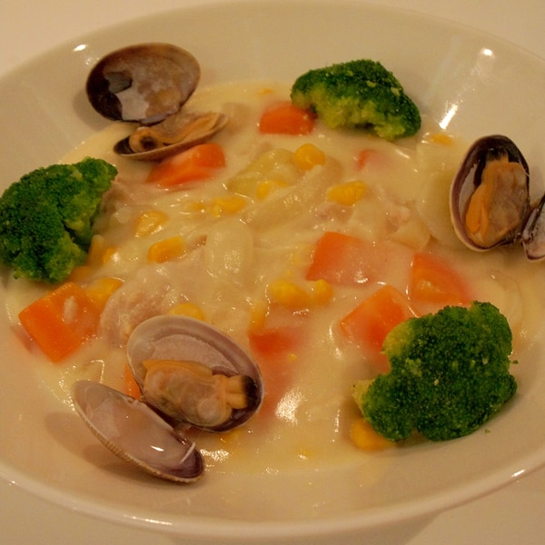 お出汁たっぷり あさり貝のクリームシチュー レシピ 作り方 By すたーびんぐ 楽天レシピ お出汁たっぷり あさり貝のクリームシチュー レシピ 作り方 By すたーびんぐ 楽天レシピ