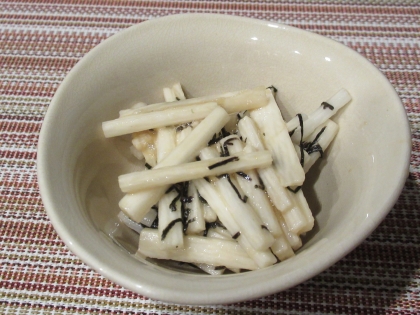 おつまみ☆海苔たっぷり長芋のワサビポン酢和え