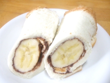 簡単！朝食バナナロール