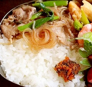 豚肉と春雨の炒めもの＊お弁当のおかず