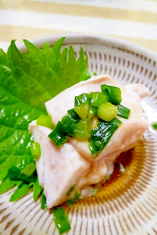 フグにも負けない美味しさ 鯛の白子ポン酢 レシピ 作り方 By Ta16 楽天レシピ
