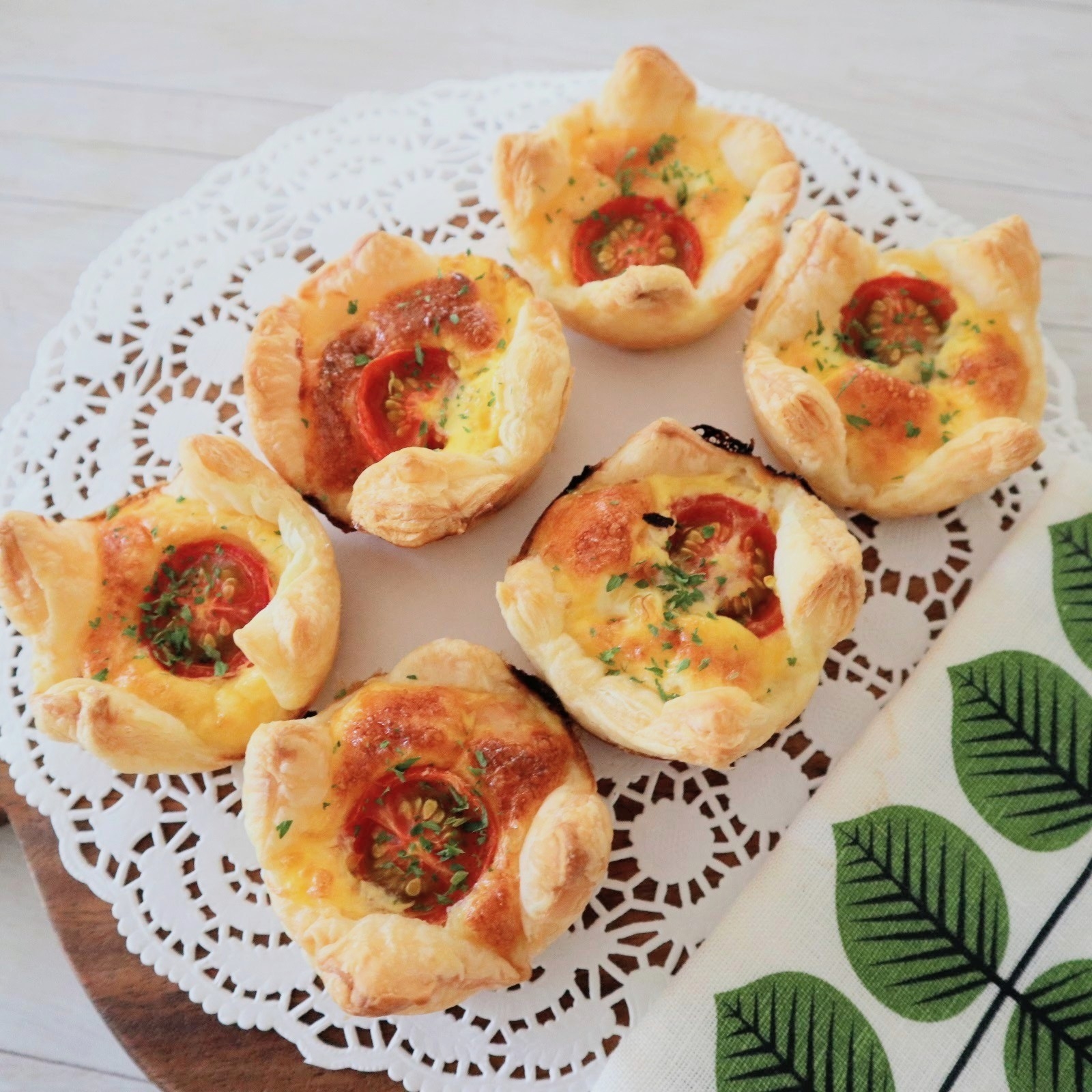 冷凍パイシートで✩簡単ミニキッシュ