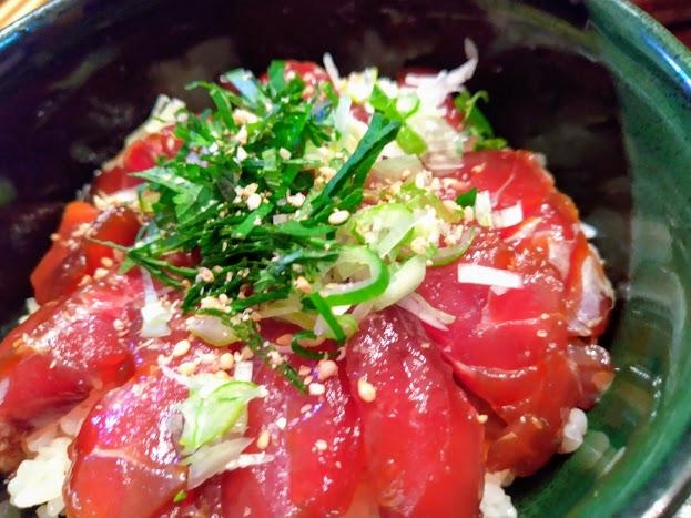 まるでマグロ?!チビキの漬け丼♪