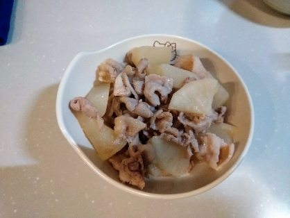 バター香る☆豚ばら大根味噌バター煮☆豚ばら大根