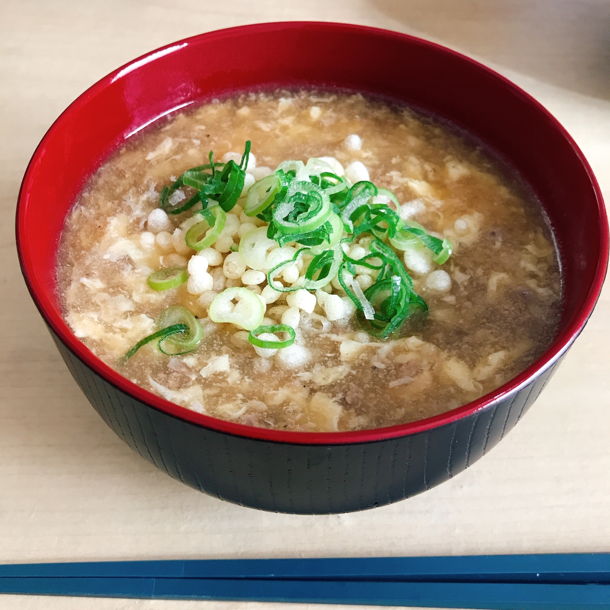 肉汁たっぷり☆とろとろ玉子うどん