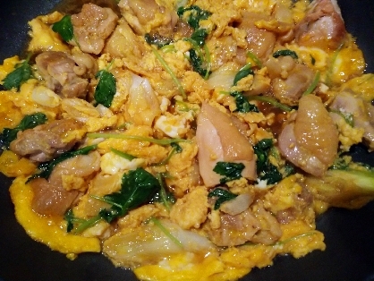 ふわとろで美味しい親子丼ができて満足です♪