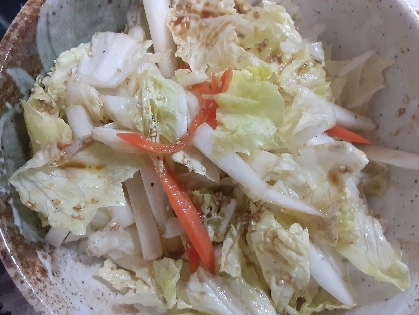 白菜のサラダは初めて作りましたがとってもおいしかったです(*´▽｀*)