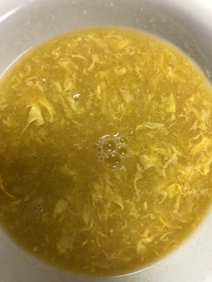 甘くてやさしい味♪ タマゴとコーンの中華スープ