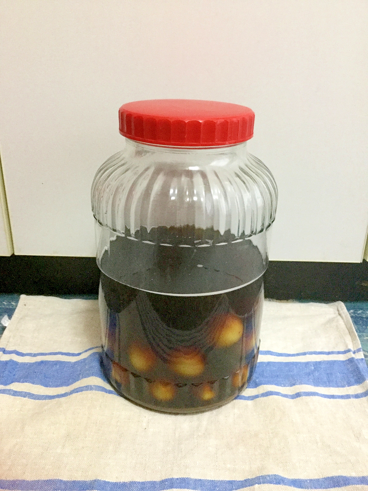 ◆泡盛と黒糖で自家製梅酒◆瓶の消毒も詳しめに◆