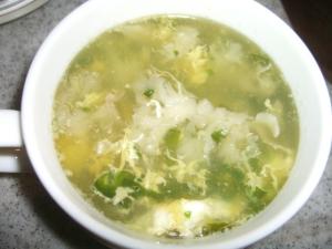 はなびらたけのスープ