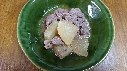 大根と牛肉の煮物