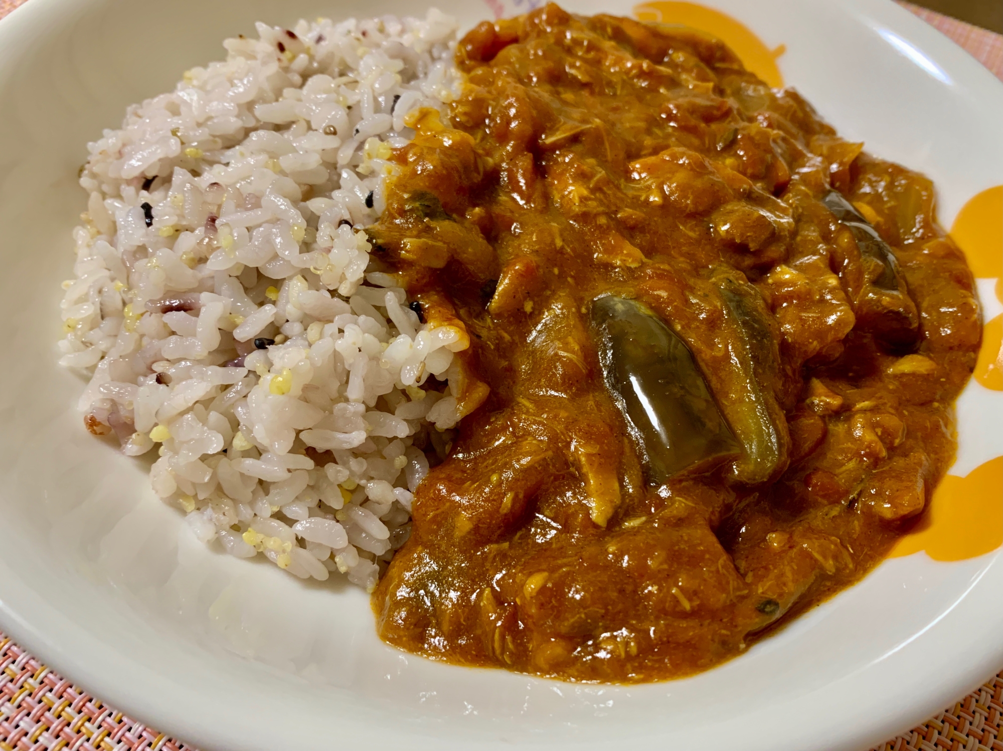 さば缶で！鯖とナスのトマトカレー