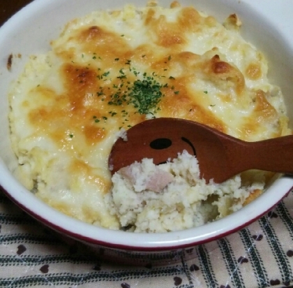 こんばんは☆作ろう、作ろうと思ってて、ようやく作りました！お腹も満足♪とっても美味しかったです(*^^*)ごちそうさま♪