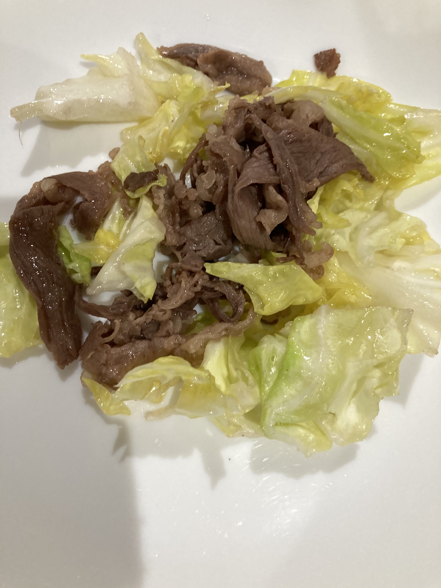 赤身の牛肉の中華炒め