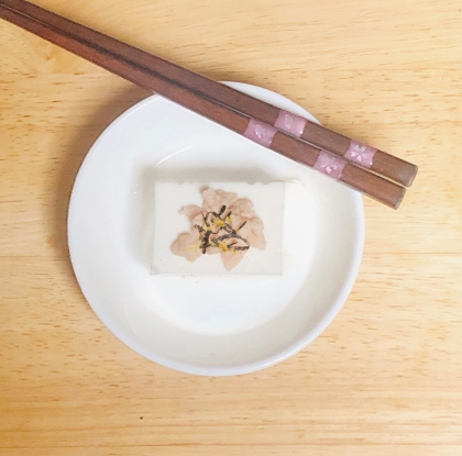 ツナと塩昆布の冷奴