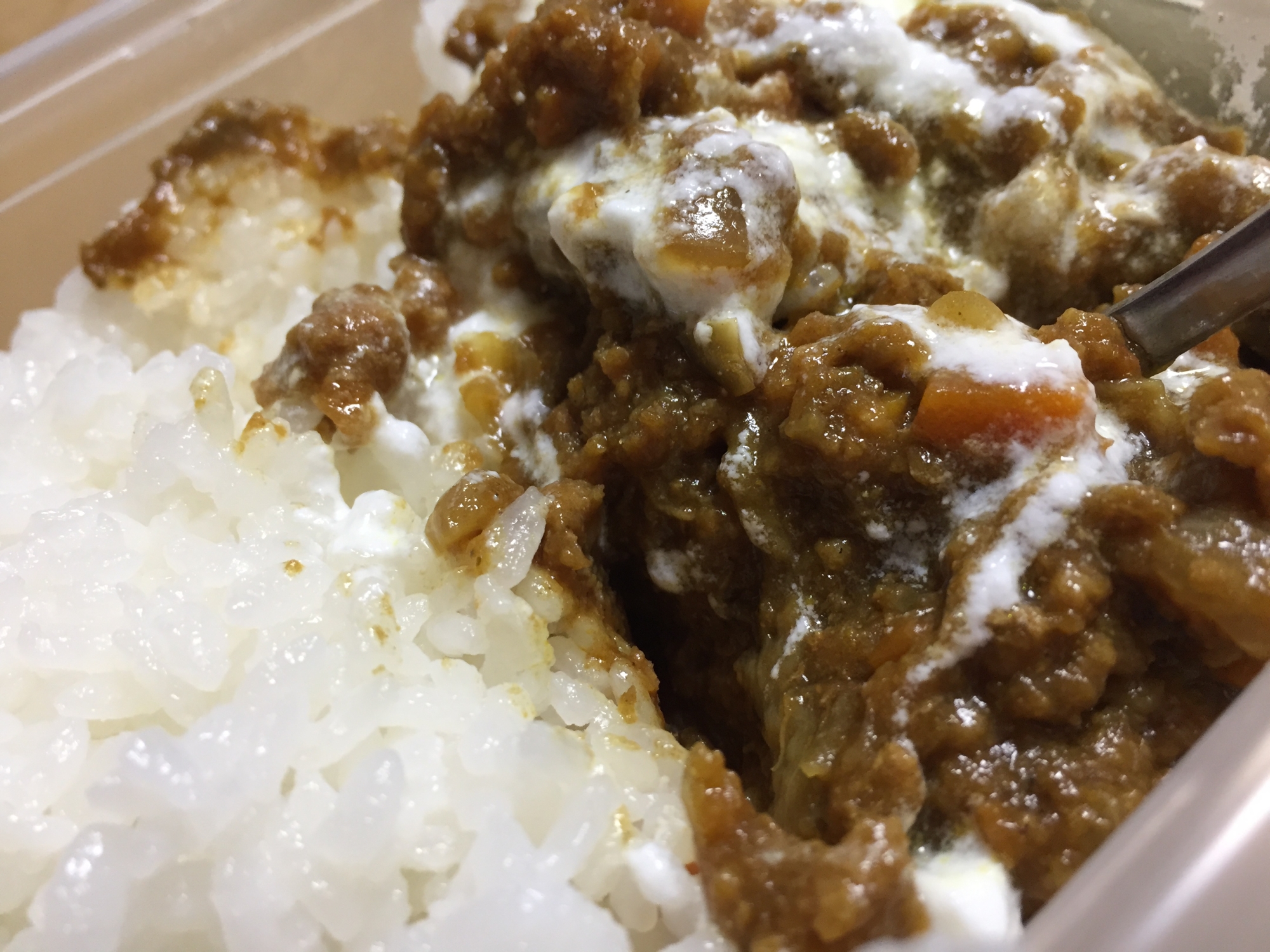 電子レンジで作る有り物カレー