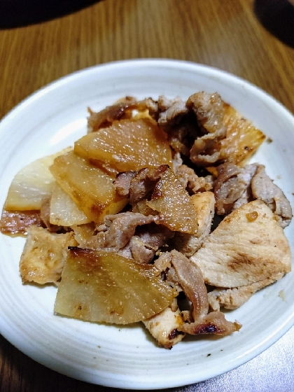 豚肉と大根の炒め煮