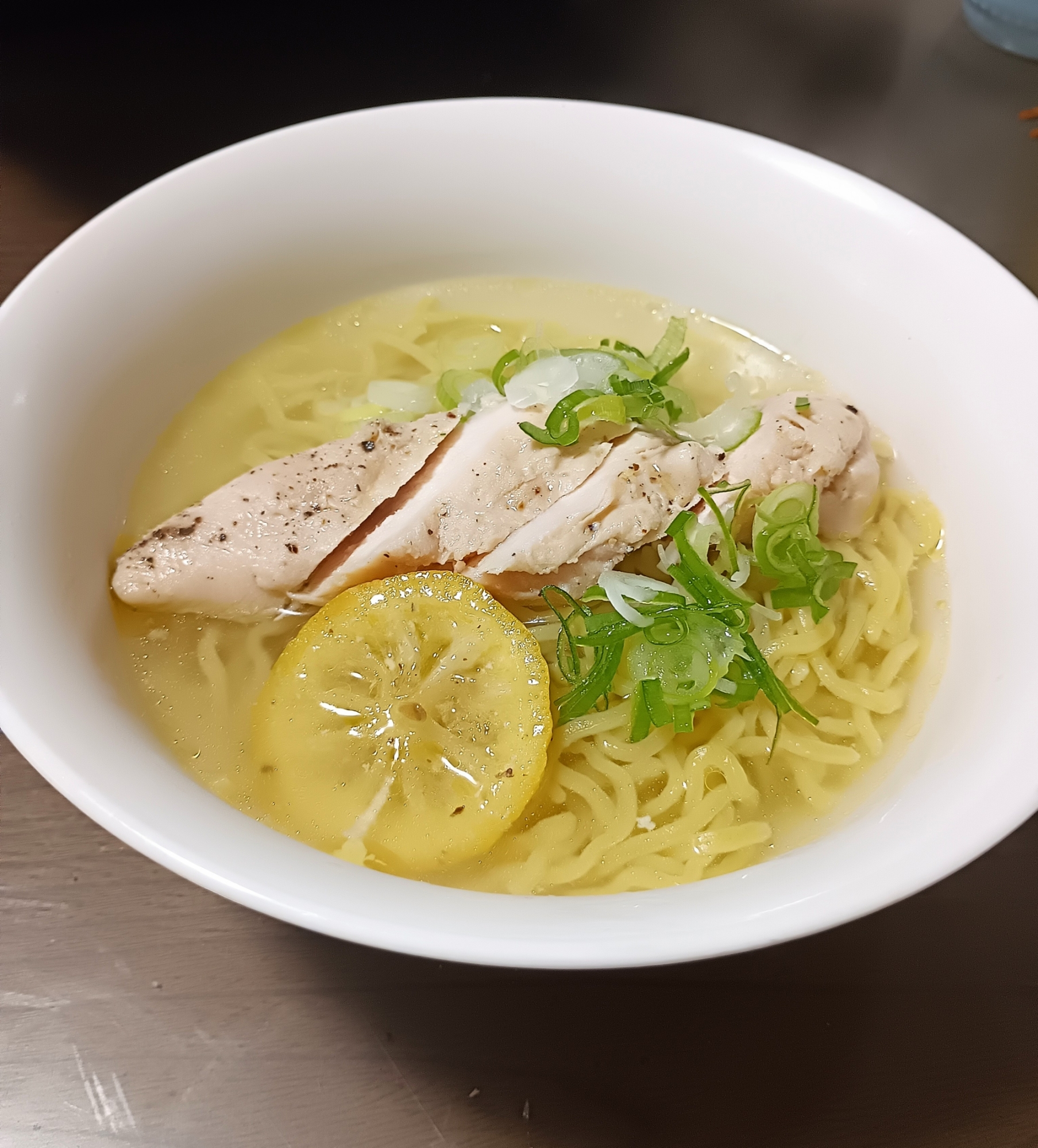 ゆず鶏塩ラーメン