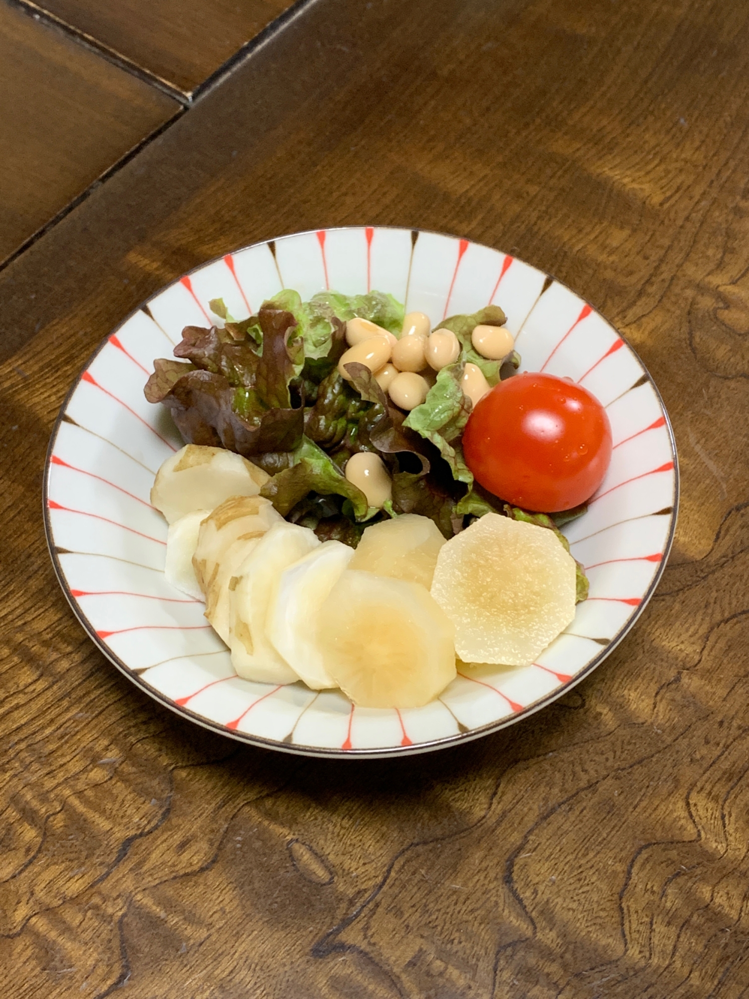 菊芋とヤーコンのサラダ